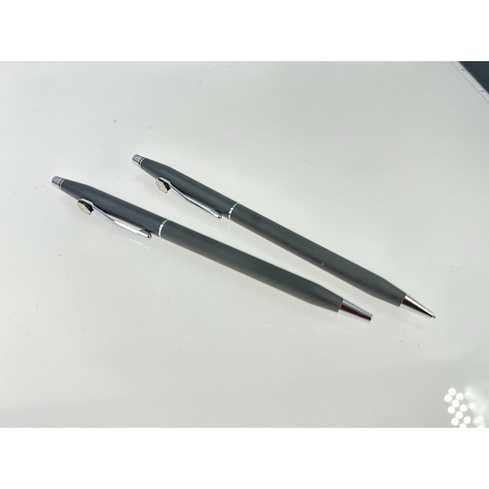 Vintage CROSS USA Pen & Pencil Set in Gray Mod: 0897 (AAA)